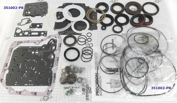 Комплект прокладок и сальников AW55-50SN / AW55-51SN с пластиковыми ша 351002-PR (OVERHAUL KITS)