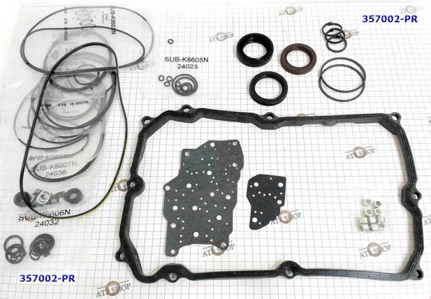 Комплект прокладок и сальников AC60E / AC60F 2015-Up, тефлоны c 3D зам 357002-PR (OVERHAUL KITS)