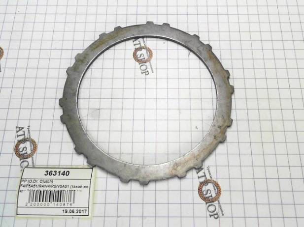 (Заказывать по позиции 363142-AL) Диск Упорный (O.Dr. Clutch) [20Tx4x1 363140 (PRESSURE PLATES)