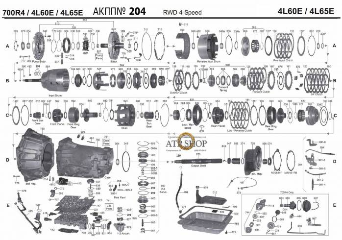 акпп 4L65E CORVETTE H2 HUMMER SILVERADO SIERRA 1500 SSR YUKON /YUKON XL GTO