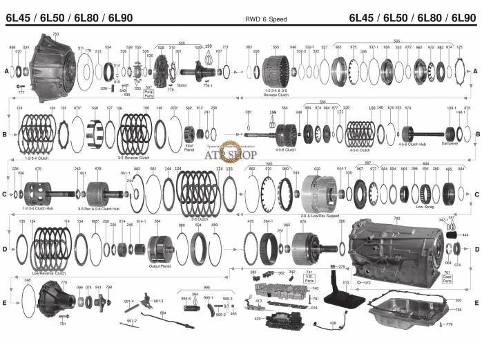 акпп 6L50 SRX STS XLR CAMARO PARK AVENUE CTS CTS/SPORT WAGON COMMODORE G8 COLORA...