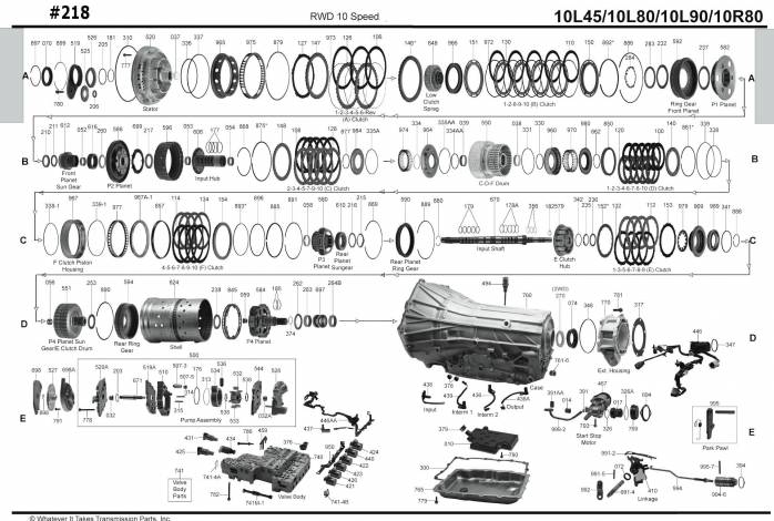 акпп 10R60/10R80, 10L80/10L90  акпп 10R60/10R80, 10L80/10L90