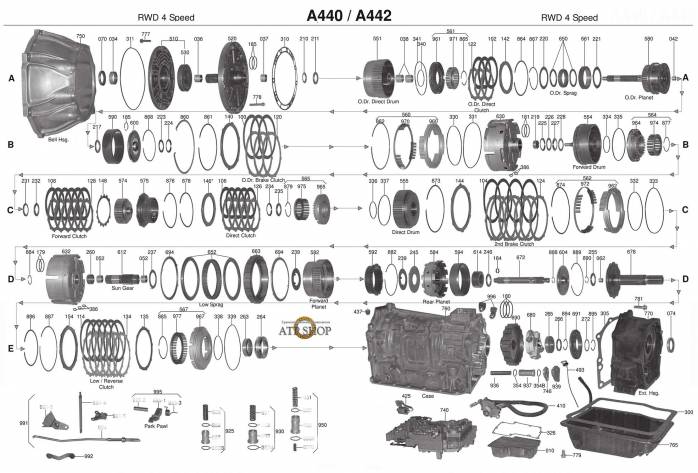 акпп A440F LAND CRUISER