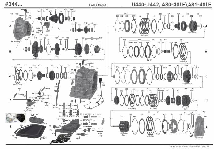 акпп U442 / TS40-SN 