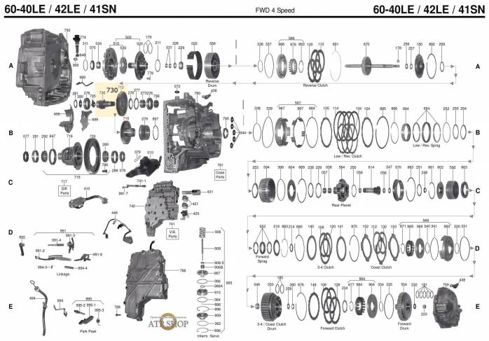 акпп AW60-40LE\60-42 (AF13\AF17) B301 BENBEN AVEO CRUZE MONZA OPTRA SWIFT SX4 NU...