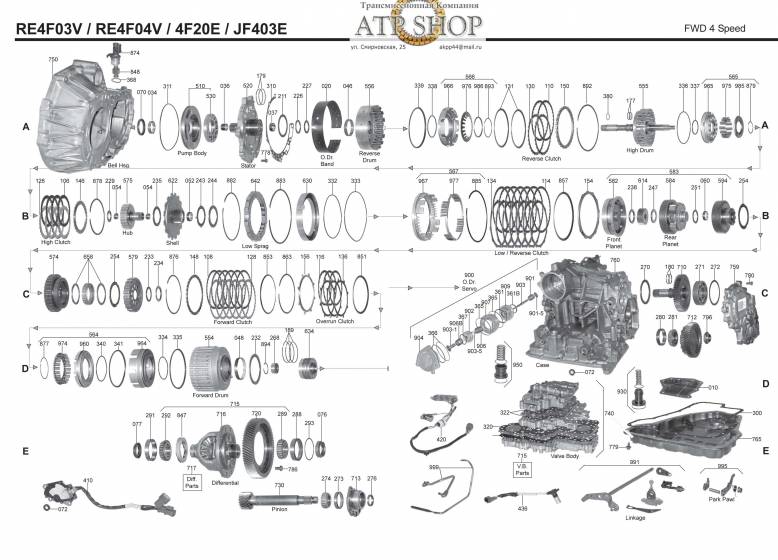 акпп JF403E YUMSUN BASSARA BLUEBIRD BLUEBIRD SYLPHY CARAVAN CEFIRO KUBISTAR STOR...