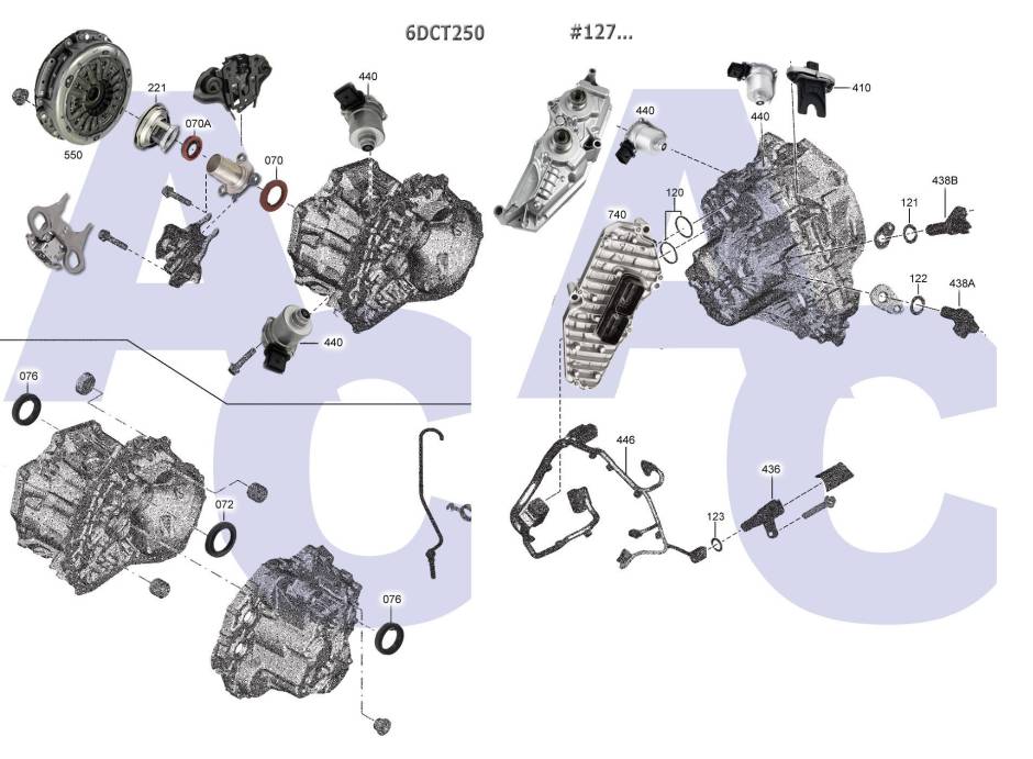 акпп 6DCT250 KAPTUR CLIO DUSTER FLUENCE KADJAR KANGOO LAGUNA MEGANE SCENIC TWING...